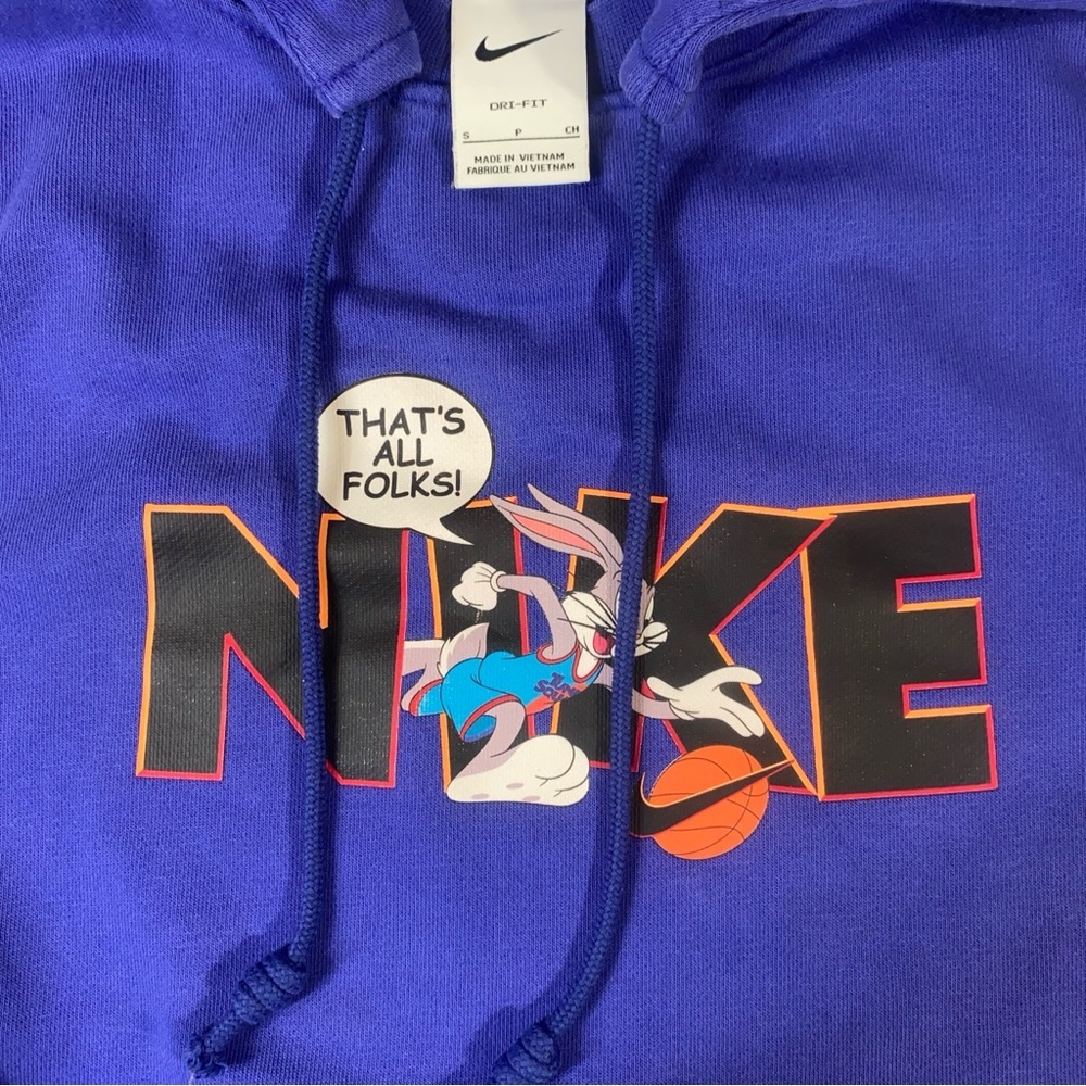 Nike Dri-FIT Space Jam Bugs Bunny Purple Hoodie‎